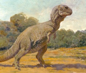 Charles Knight's painting of T. rex